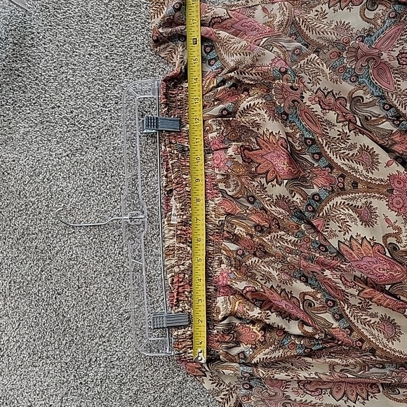 Paani Sz Med Silky Polyester hankerchief wrap pants - Picture 5 of 7